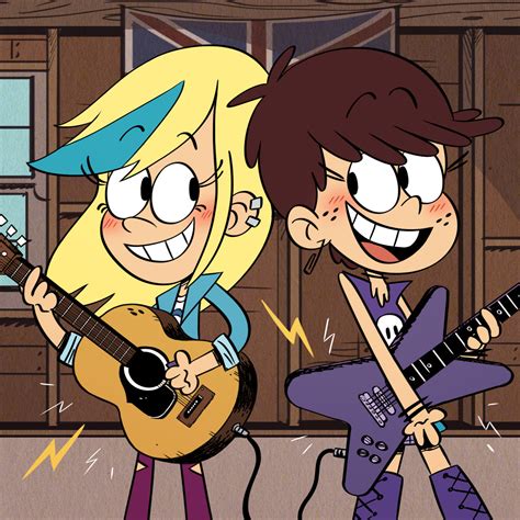 In this scene after Luna kisses Sam in the cheek she does the same thing with Lincoln and they hug each other, and Sam joins the hug. . The loud house luna and sam